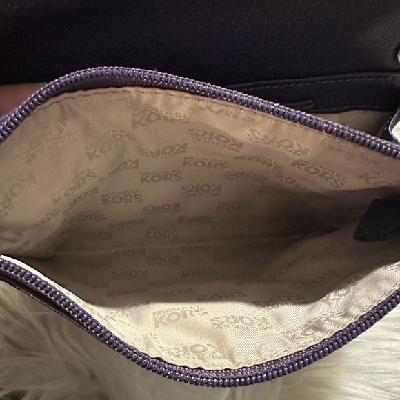 Deep Purple Michael Kors Crossbody Purse - Picture 6 of 9